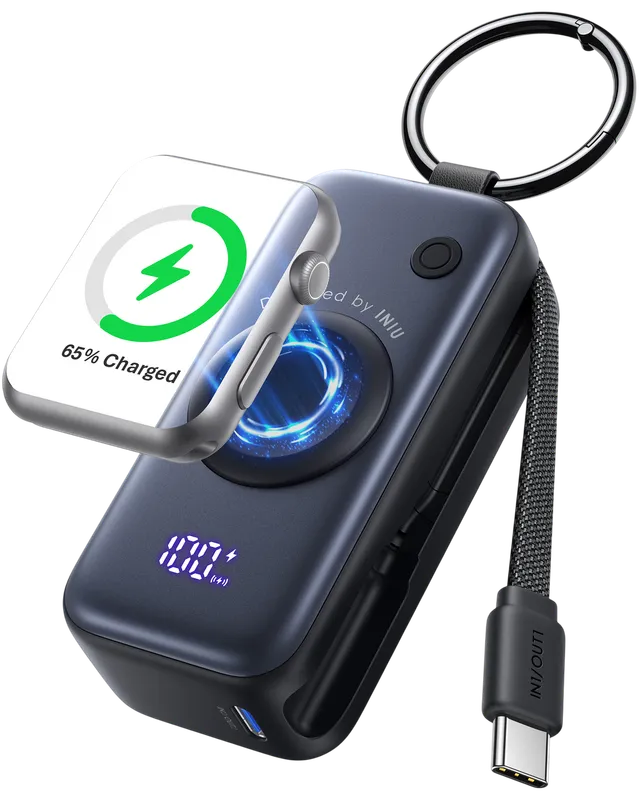 iniu-snapgo-p81-5000mah-5w-keychain-power-bank-for-apple-watch image 1