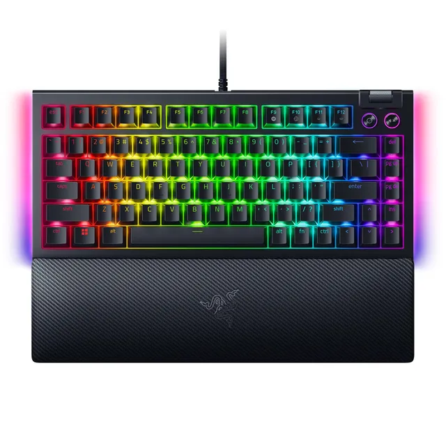 razer-blackwidow-v4-75-hot-swappable-mechanical-gaming-keyboard-orange-tactile-s image 1
