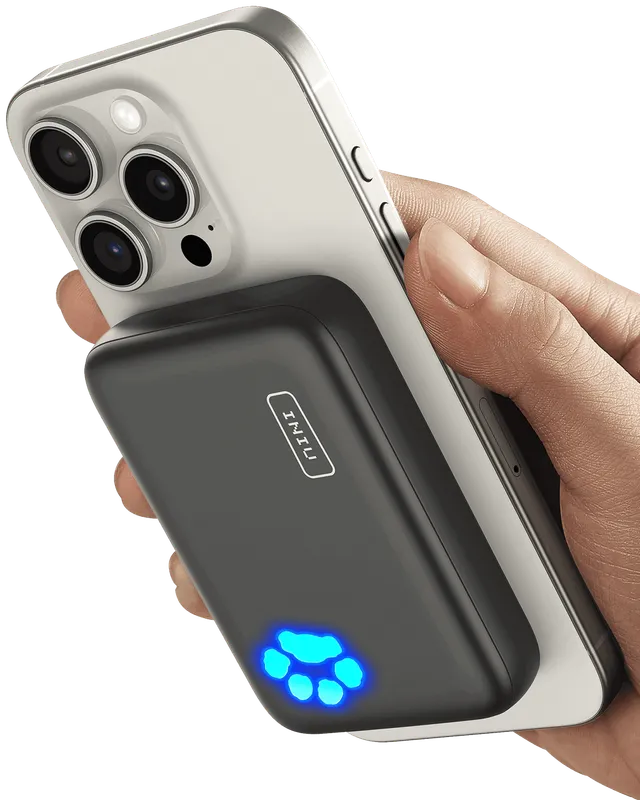 iniu-b43-magsafe-10000mah-compact-magnetic-power-bank-for-iphone image 1