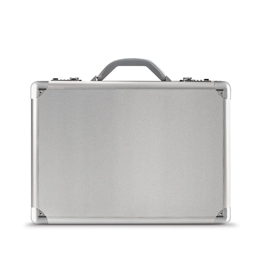 solo-new-york-fifth-avenue-attach-aluminum-hard-sided-briefcase-with-dual-combin image 1
