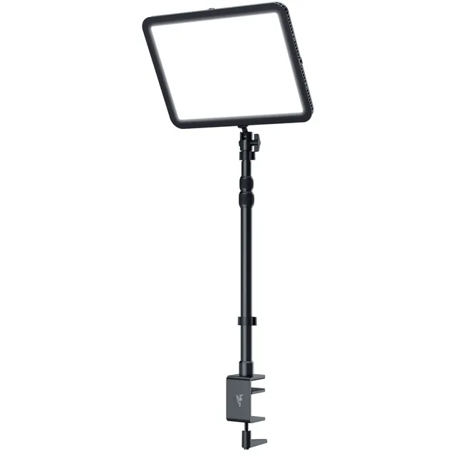 razer-key-light-chroma-2800-lumen-rgb-streaming-video-light-with-clamp-mount-wi- image 1