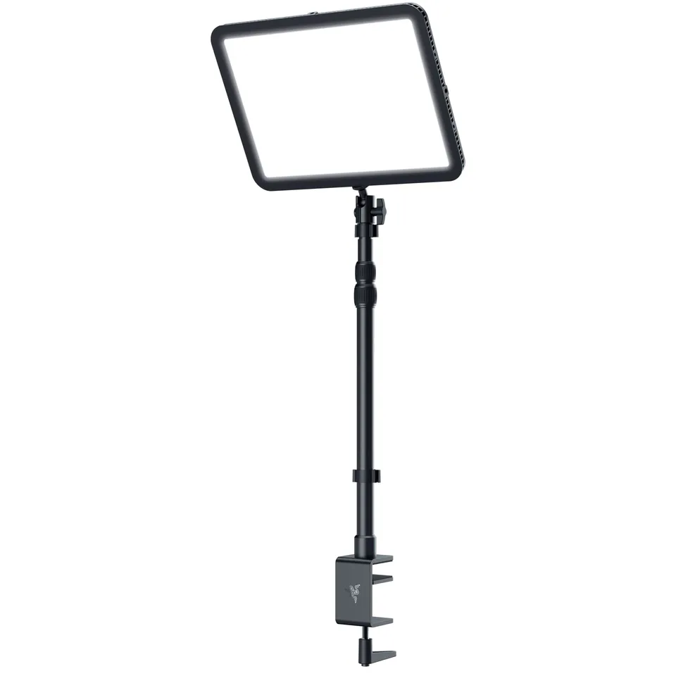 razer-key-light-chroma-2800-lumen-rgb-streaming-video-light-with-clamp-mount-wi- image 1