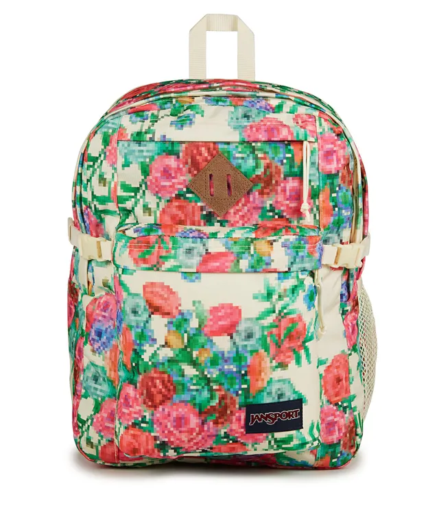 jansport-main-campus-backpack-bit-bouquet-coconut-large-travel-work-backpack-wit image 1