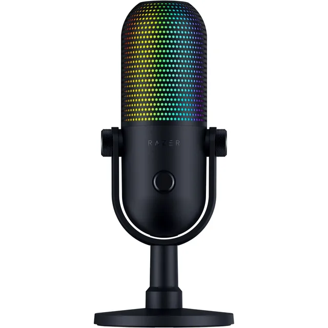 razer-seiren-v3-chroma-rgb-usb-condenser-microphone-with-stream-reactive-lightin image 1