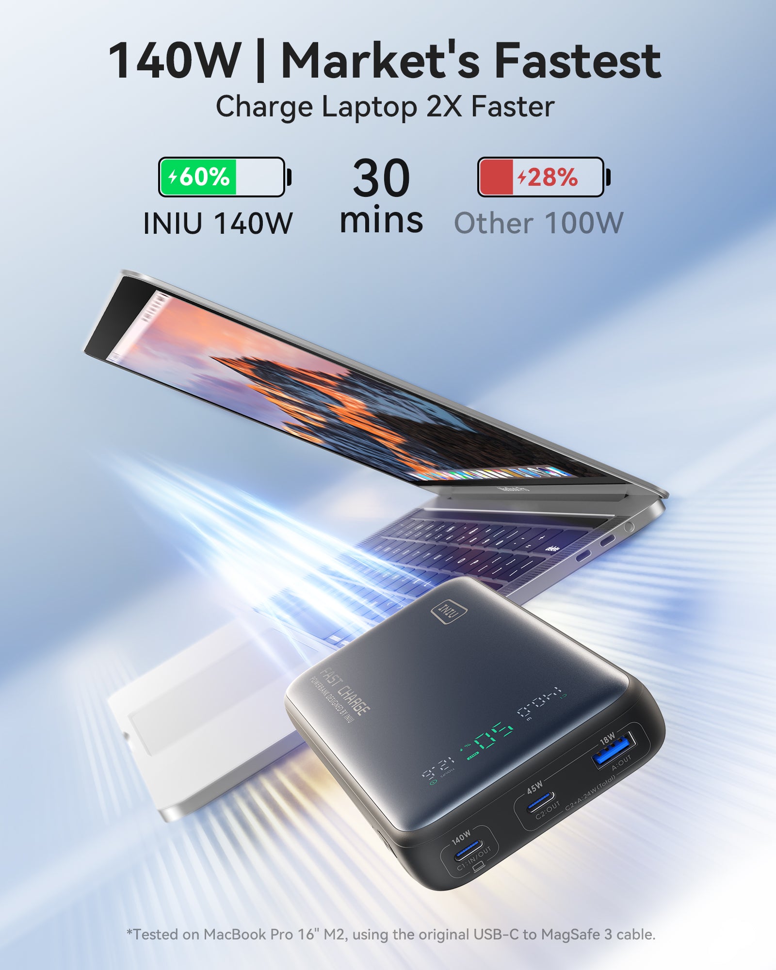 iniu-140w-25000mah-power-bank-smallest-tsa-compliant-pd-3-1-fast-charging-portab image 3