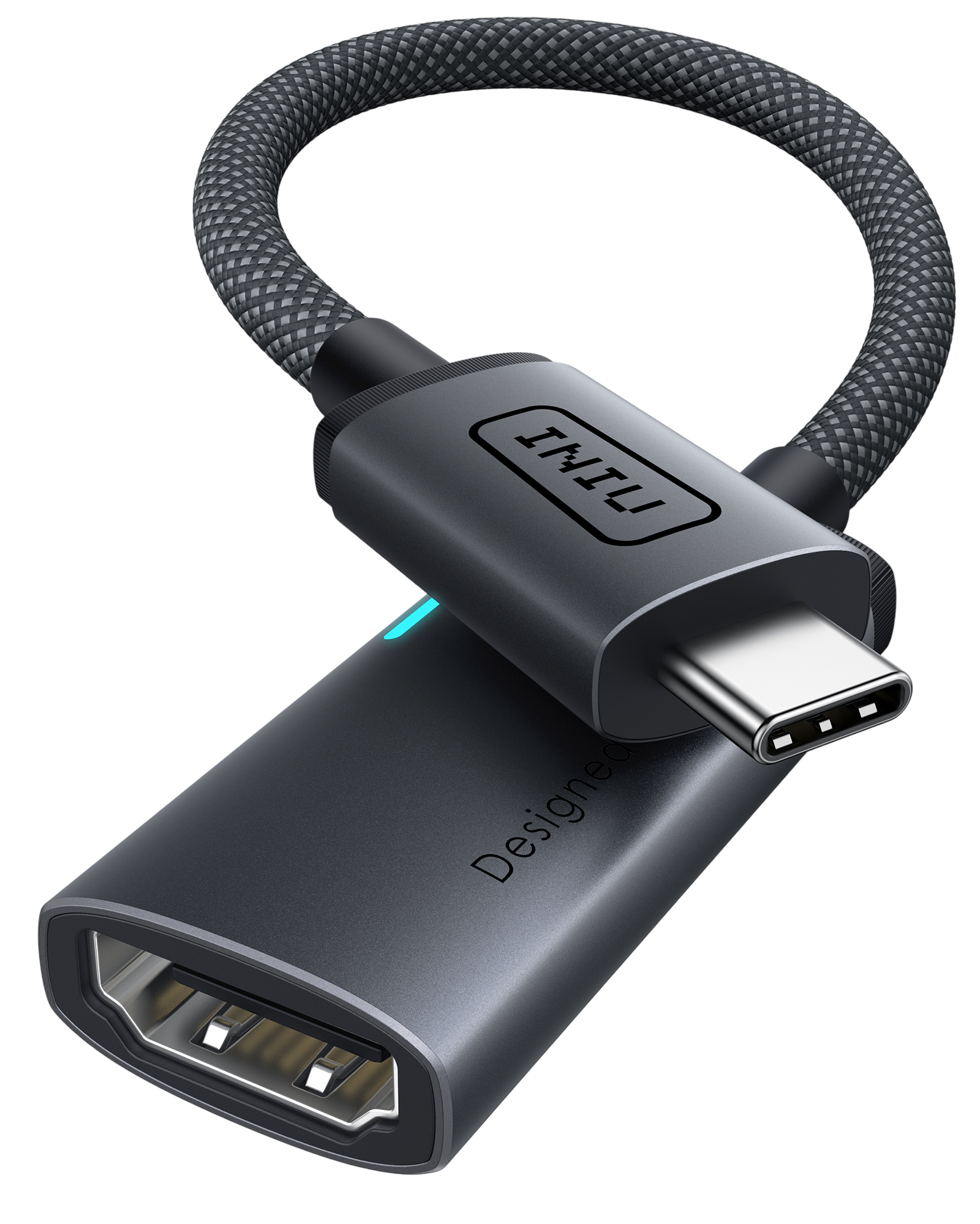 iniu-c60-usb-c-to-hdmi-adapter-4k-60hz-3-mode-display-converter-for-iphone-15-ma image 2