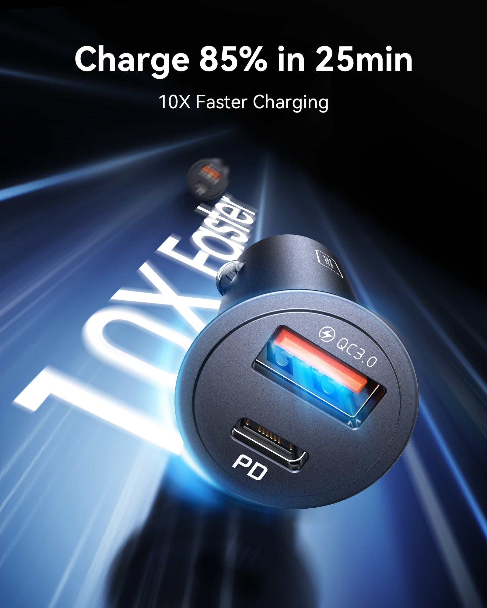 iniu-i710-60w-2-port-car-charger-with-3-3ft-100w-usb-c-cable-fast-dual-port-char image 4