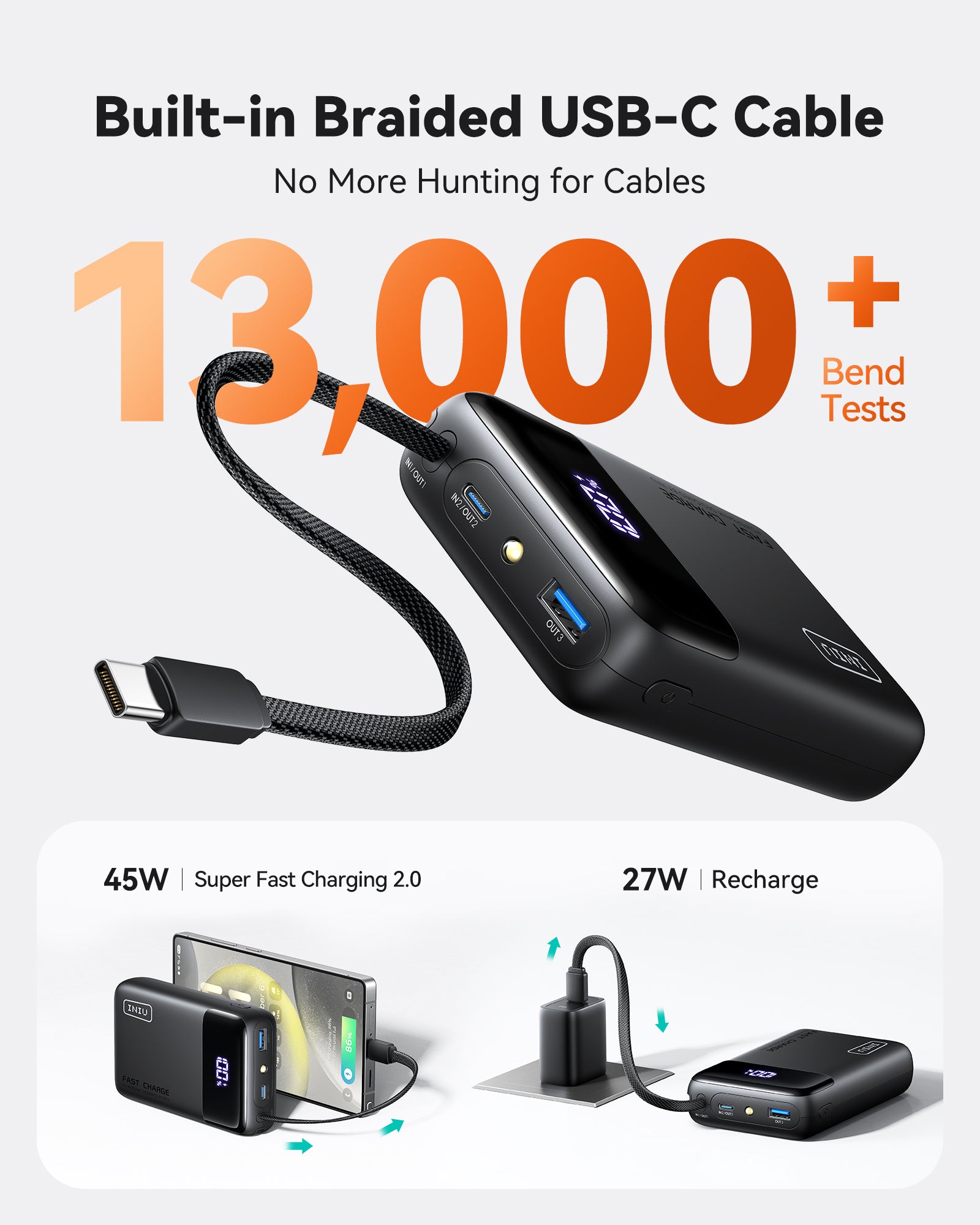 iniu-carry-p51l-45w-usb-c-portable-charger-20000mah-power-bank-with-built-in-usb image 5