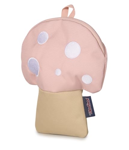 jansport-mushroom-coin-purse-toadstool-zipper-pouch-with-backpack-clip-6-9-x-3-5 image 8
