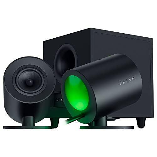 razer-nommo-v2-2-1-pc-gaming-speaker-system-with-wired-subwoofer-thx-spatial-aud image 8