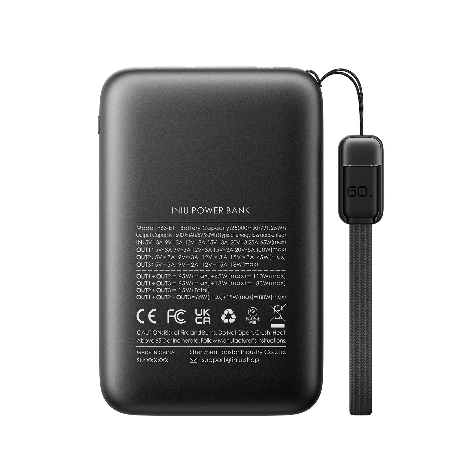 iniu-cougar-p63-100w-laptop-power-bank-25-000mah-high-capacity-fast-charging-30- image 6