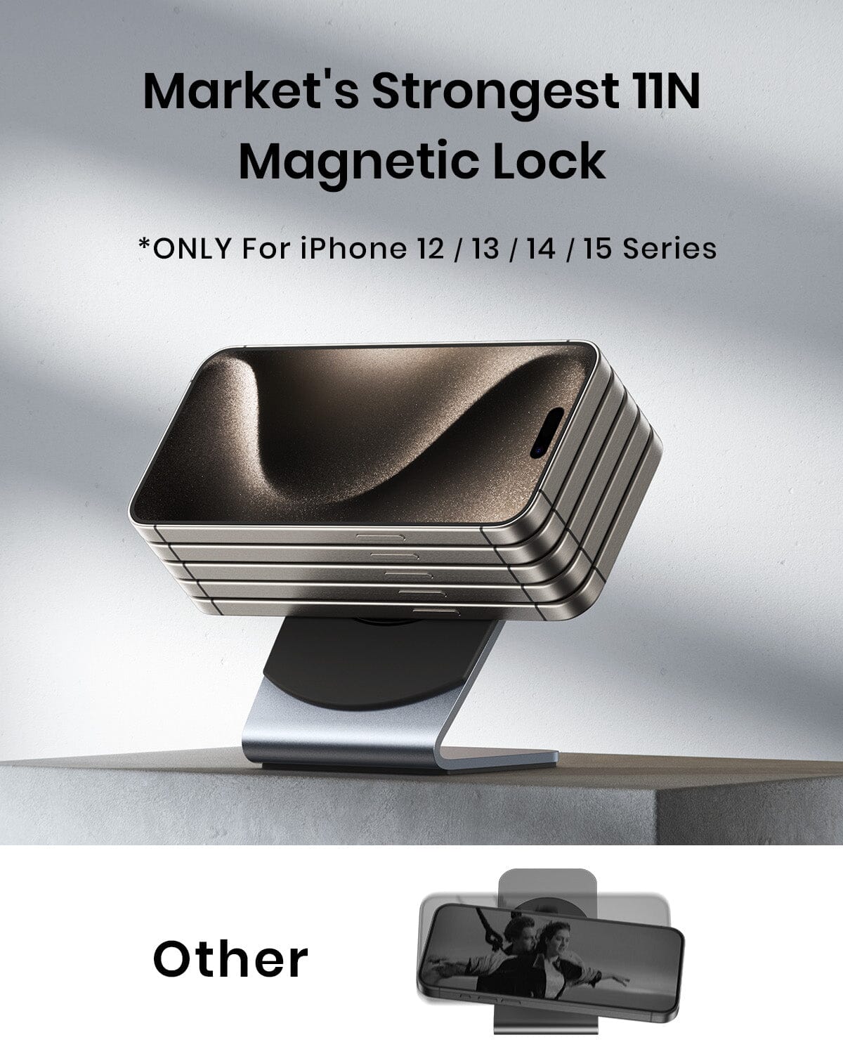 iniu-wi213-magsafe-wireless-charger-15w-fast-charging-with-9-fin-turbo-cooling-f image 6