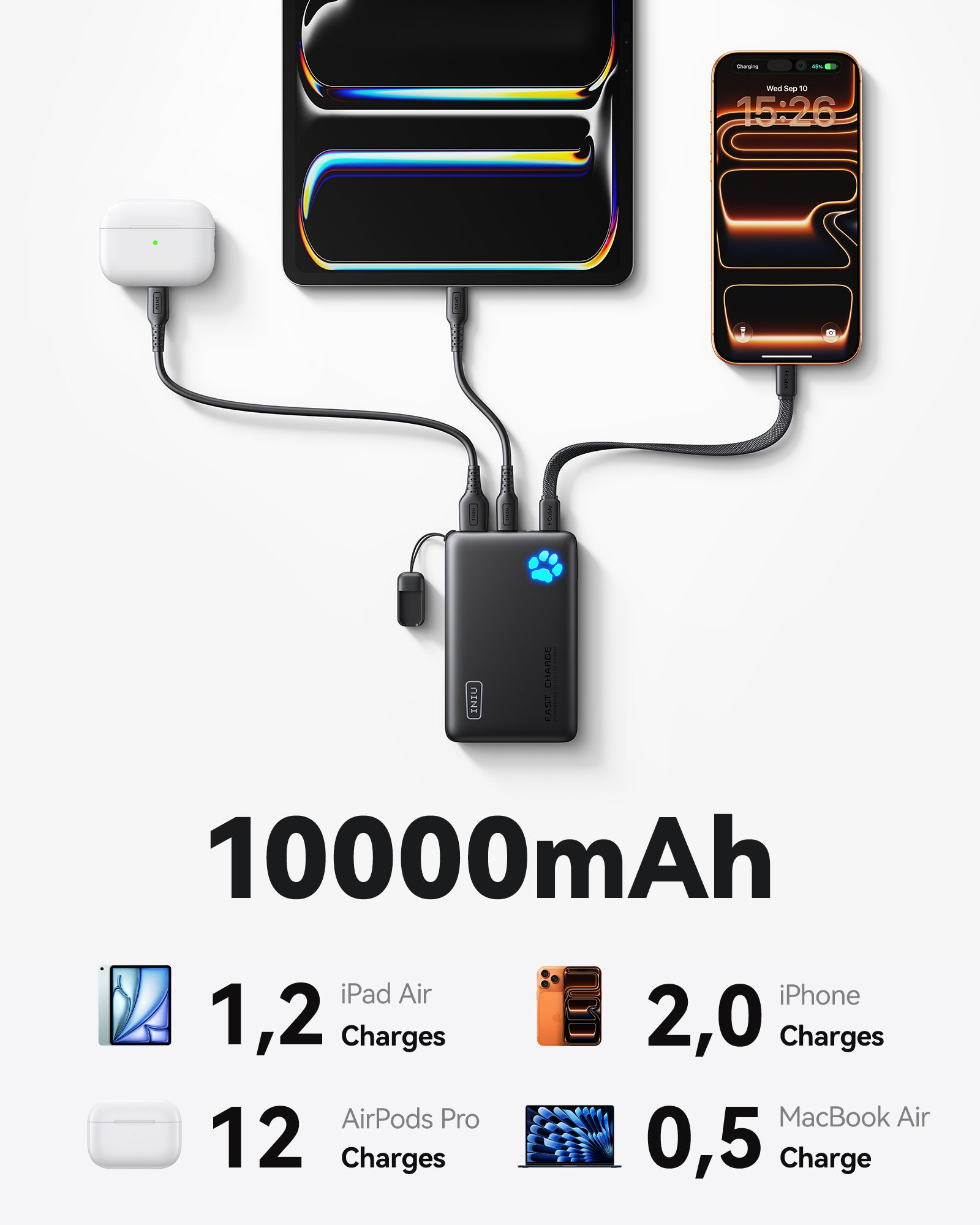 iniu-pawsible-p41-power-bank-45w-10000mah-with-dual-usb-c-in-out-ports-and-high- image 6