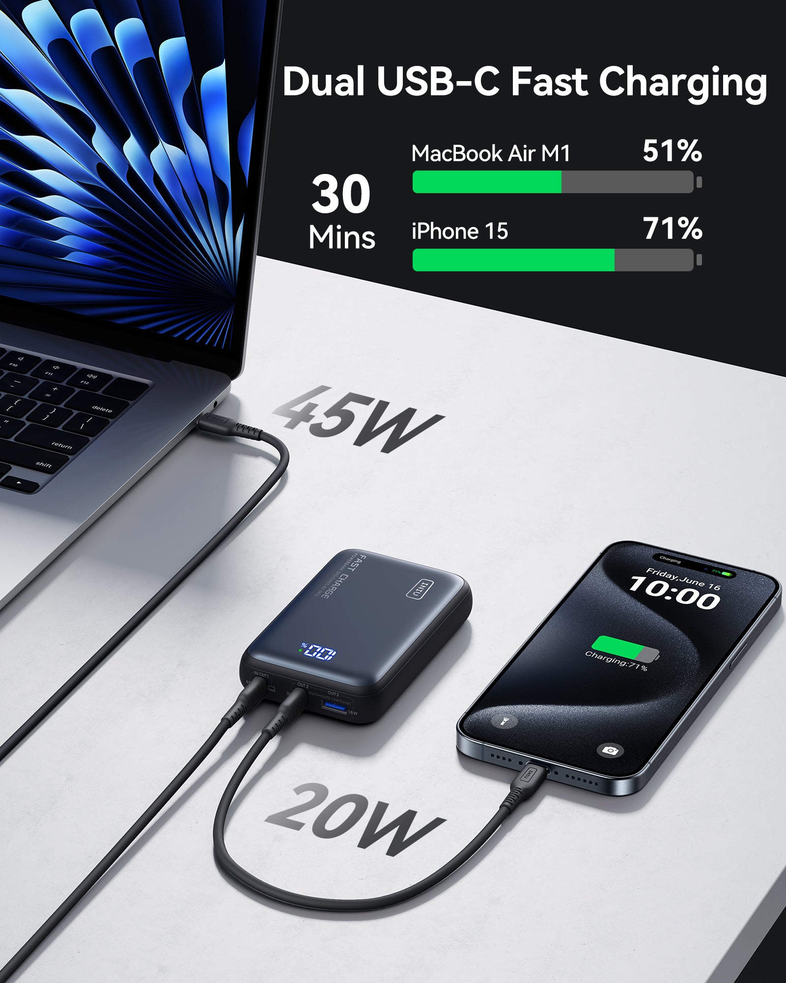 iniu-65w-20000mah-power-bank-most-compact-usb-c-pd-laptop-fast-charging-portable image 5