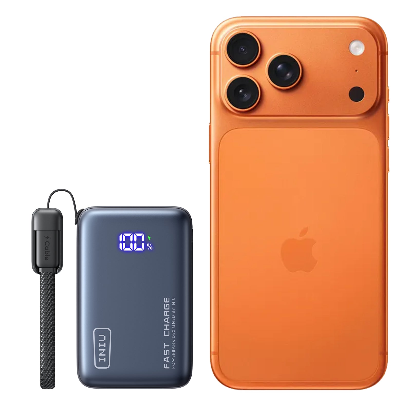 iniu-10000mah-pd-45w-palm-size-portable-power-bank-with-built-in-usb-c-cable image 5