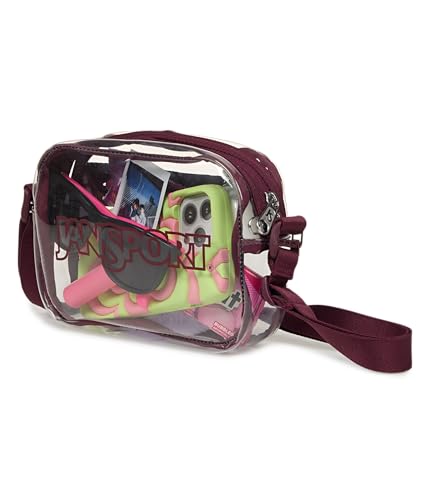 jansport-clear-crossbody-bag-cherry-lacquer-stadium-approved-transparent-everyda image 5