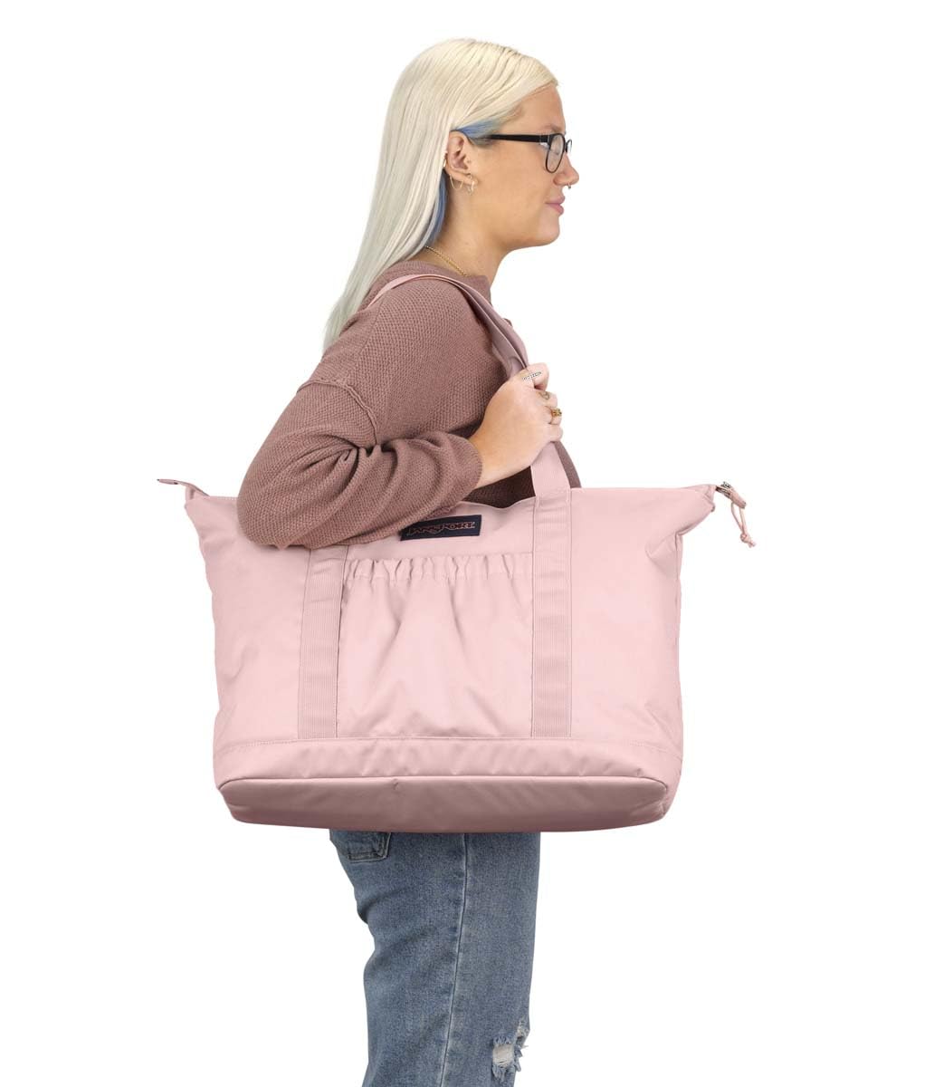 jansport-daily-tote-13-5-x-18-x-7-shoulder-tote-bag-with-front-drop-pocket-and-p image 2