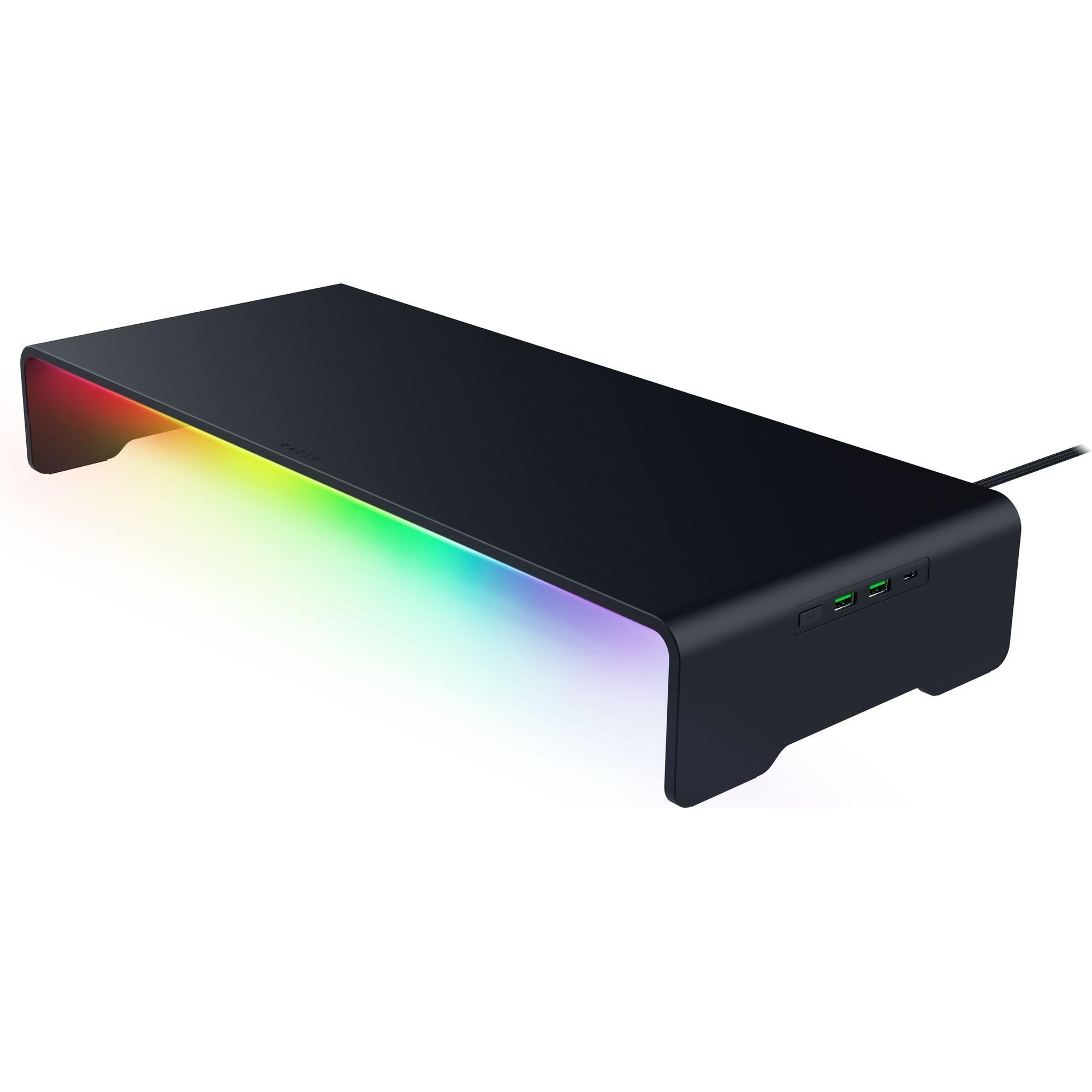 razer-monitor-stand-chroma-4-port-usb-c-hub-monitor-riser-with-rgb-and-organizer image 1