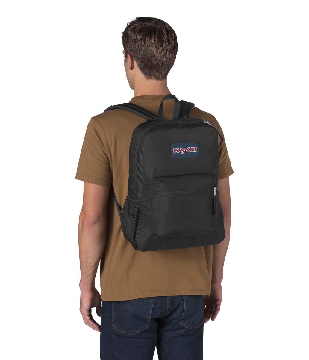 jansport-cross-town-backpack-17-x-12-5-x-6-100-recycled-600d-daypack-with-front- image 2