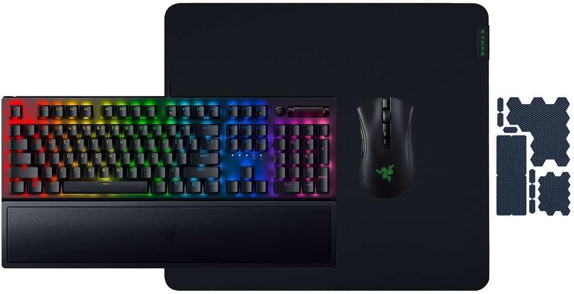 razer-heroic-bundle-v2-blackwidow-v3-green-clicky-mechanical-keyboard-deathadder image 1