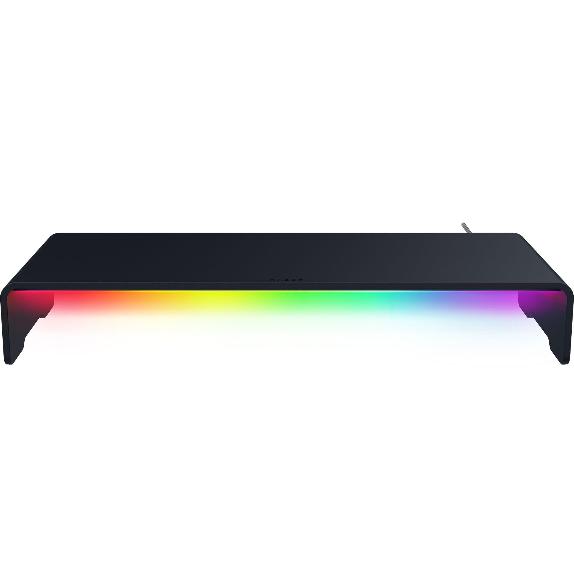 razer-monitor-stand-chroma-4-port-usb-c-hub-monitor-riser-with-rgb-and-organizer image 8