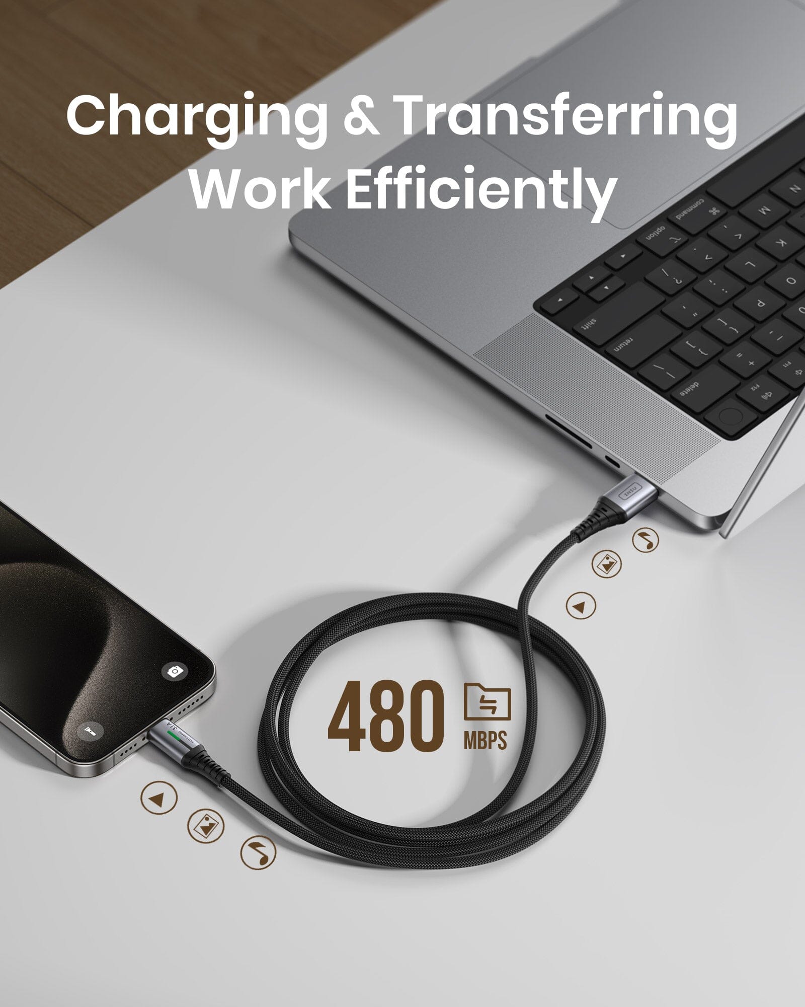 iniu-d5c-qc3-0-fast-charging-usb-type-c-cable-3-pack-1-6ft-6-6ft-x2-3-1a-nylon-b image 8