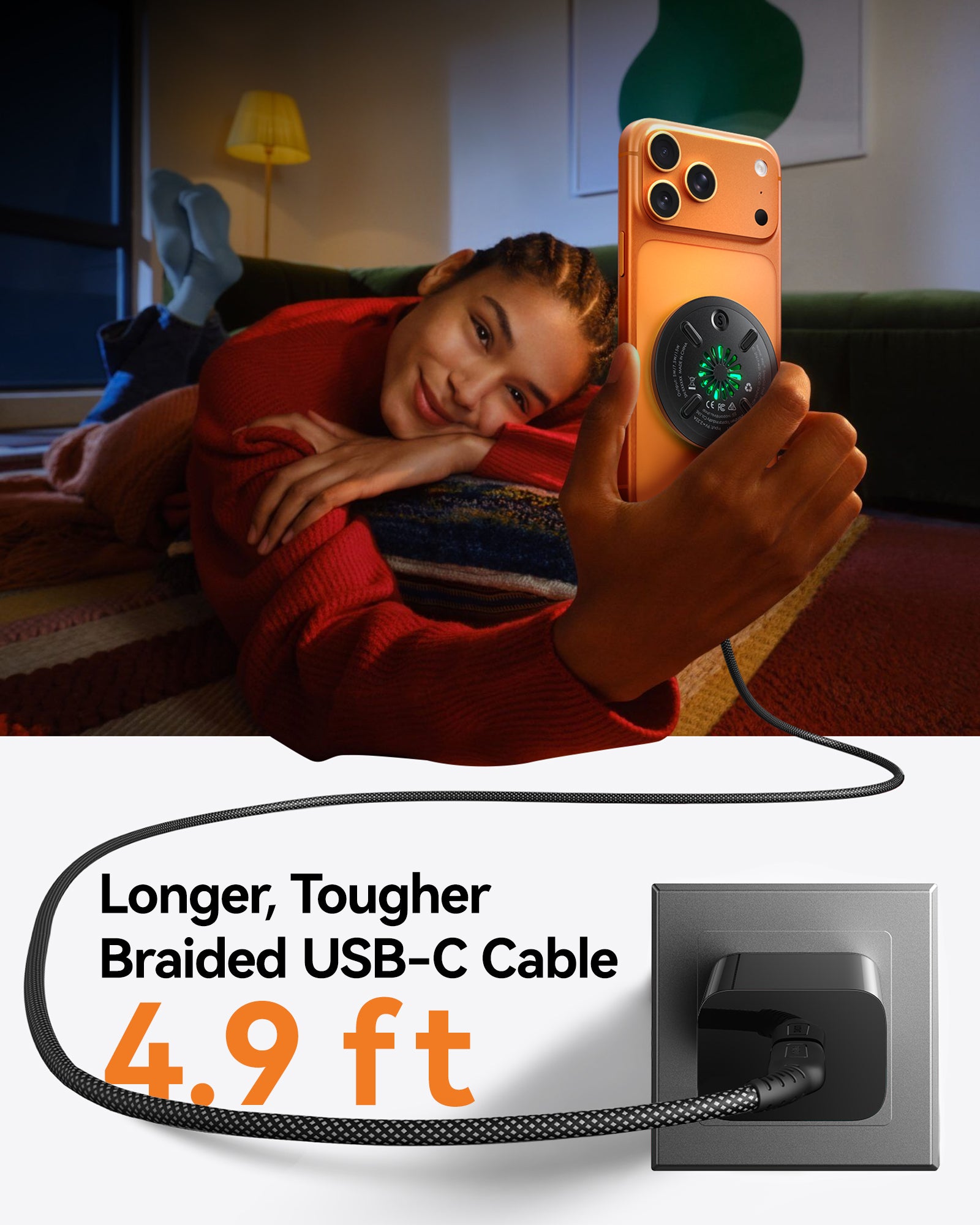 iniu-snapgo-w11-qi2-15w-magnetic-led-wireless-charger image 8
