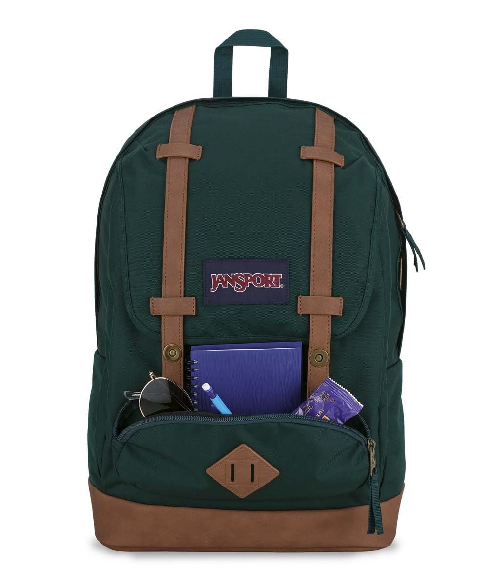jansport-cortlandt-15-inch-laptop-backpack-with-vegan-leather-bottom-deep-junipe image 8