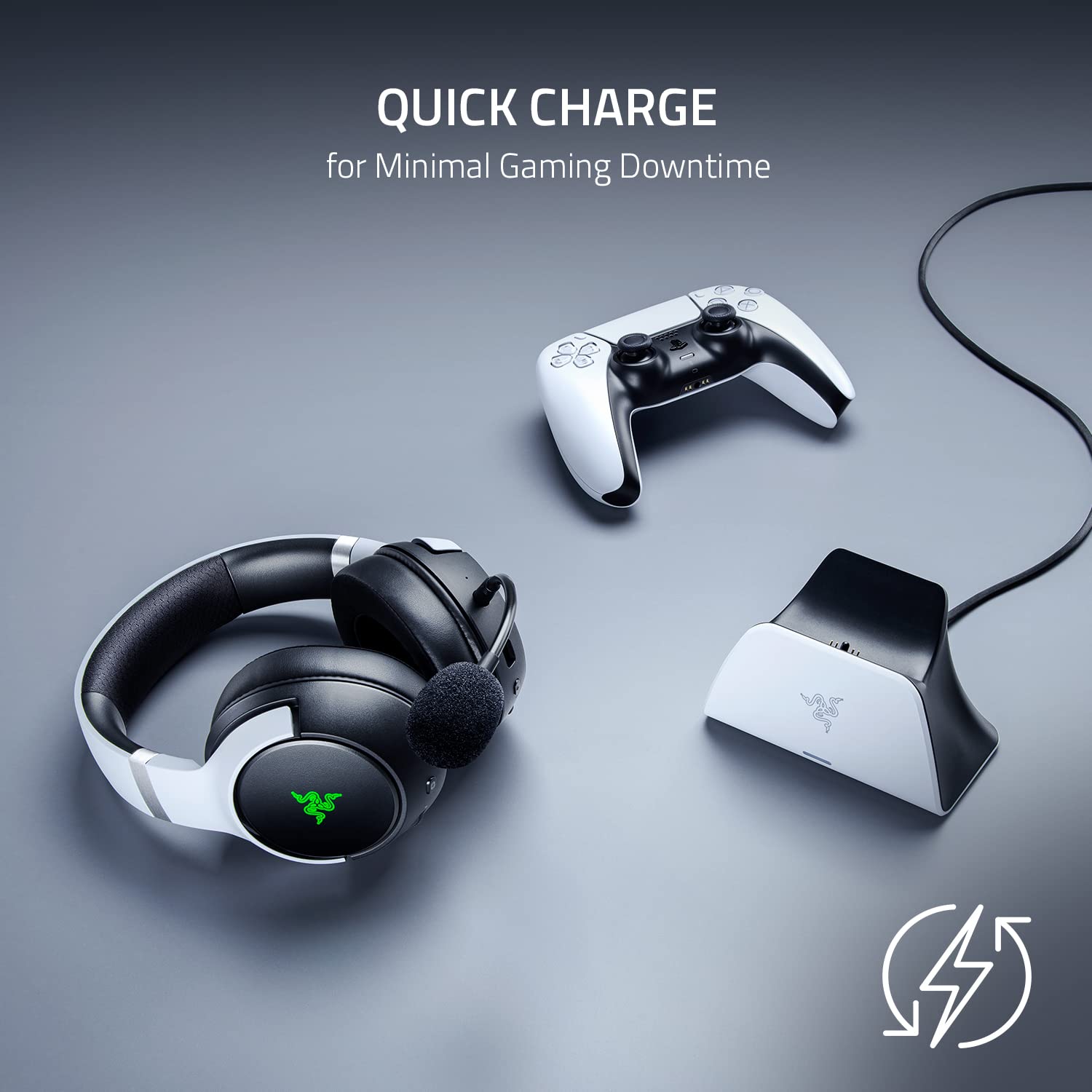 razer-quick-charging-stand-for-ps5-dualsense-controller-kaira-x-wired-headset-bu image 2