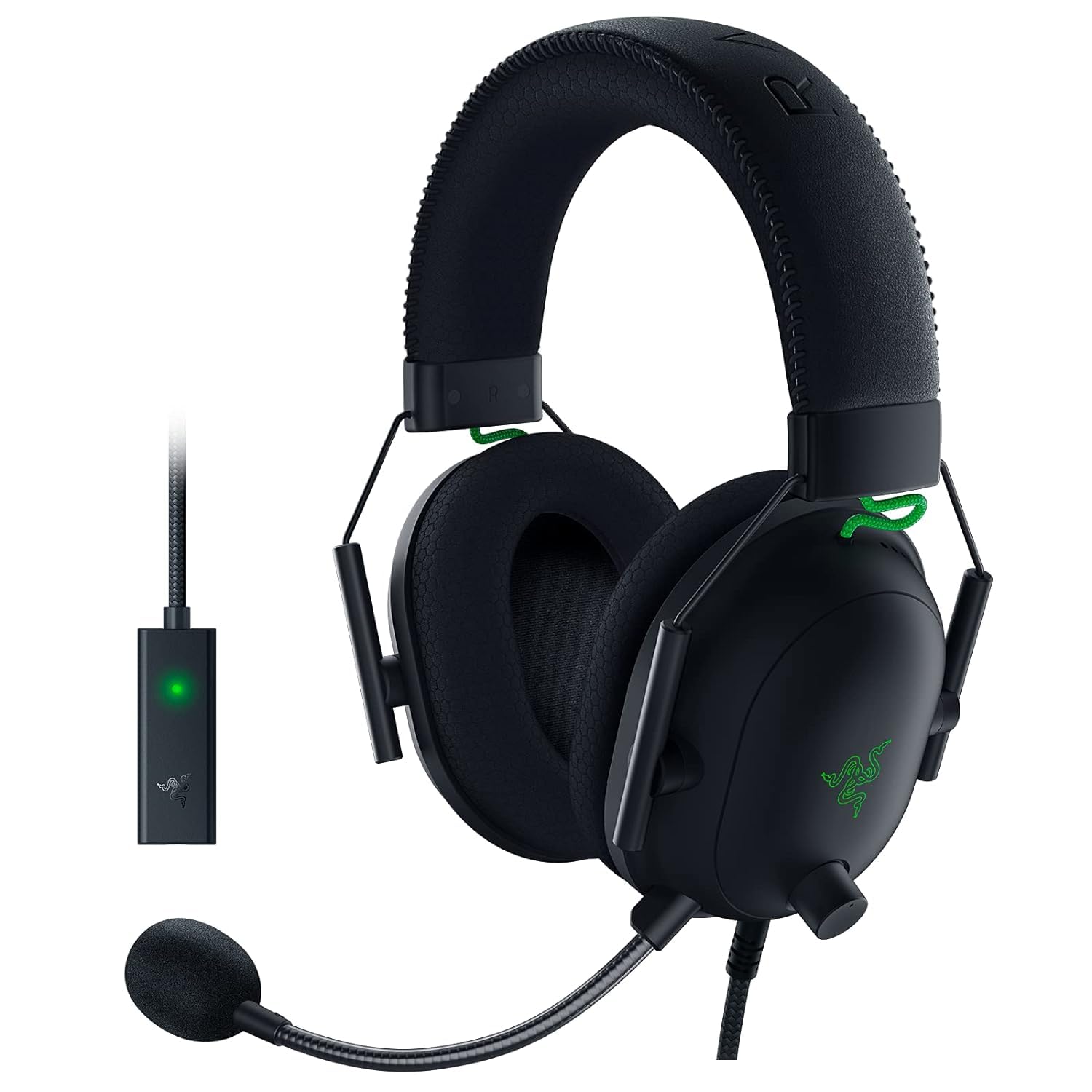 razer-blackshark-v2-wired-gaming-headset-thx-7-1-spatial-surround-sound-50mm-tri image 1