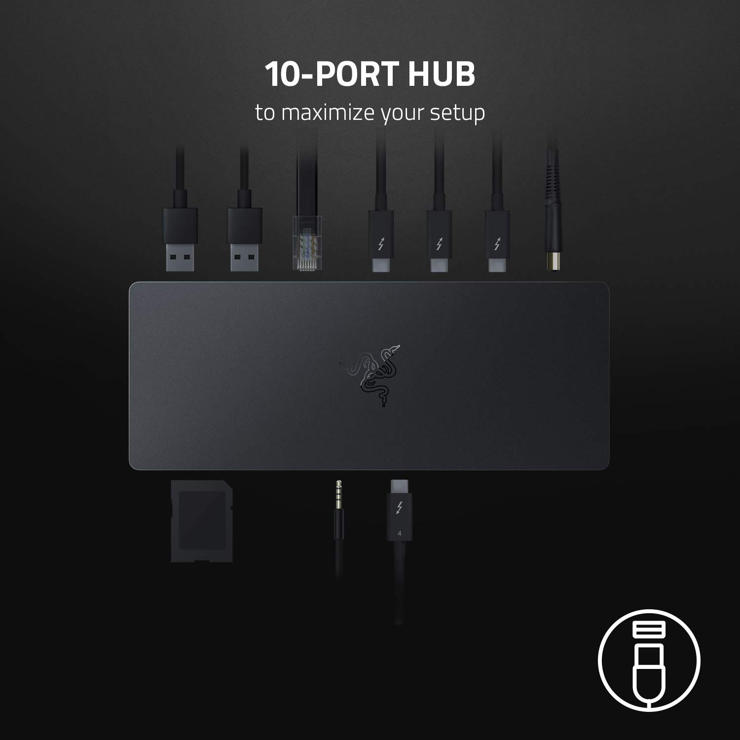 razer-thunderbolt-4-dock-chroma-10-in-1-usb-c-hub-dual-4k-or-single-8k-output-pa image 3