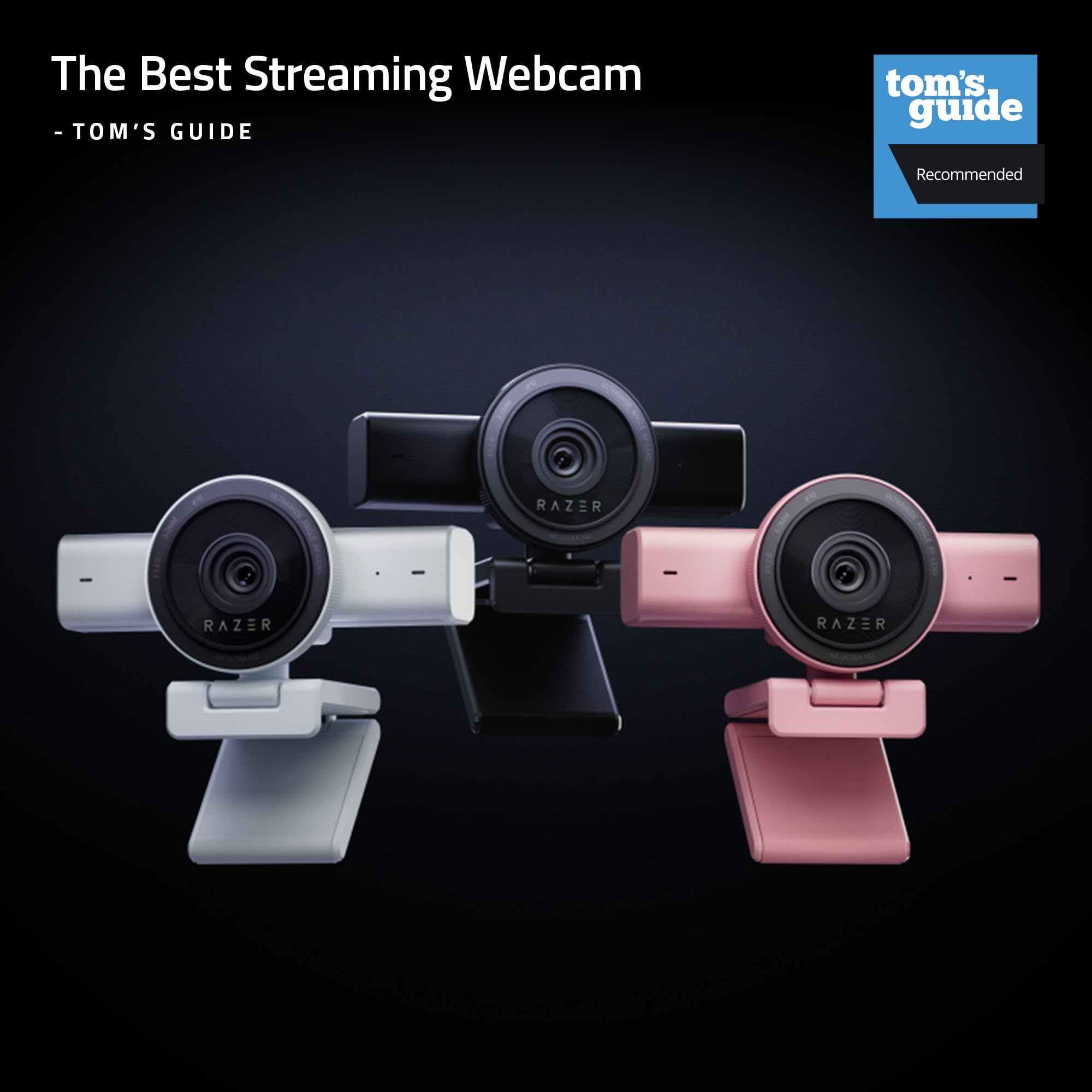 razer-kiyo-v2-streaming-webcam-pink-4k-30fps-sony-starvis-sensor-ai-auto-framing image 2