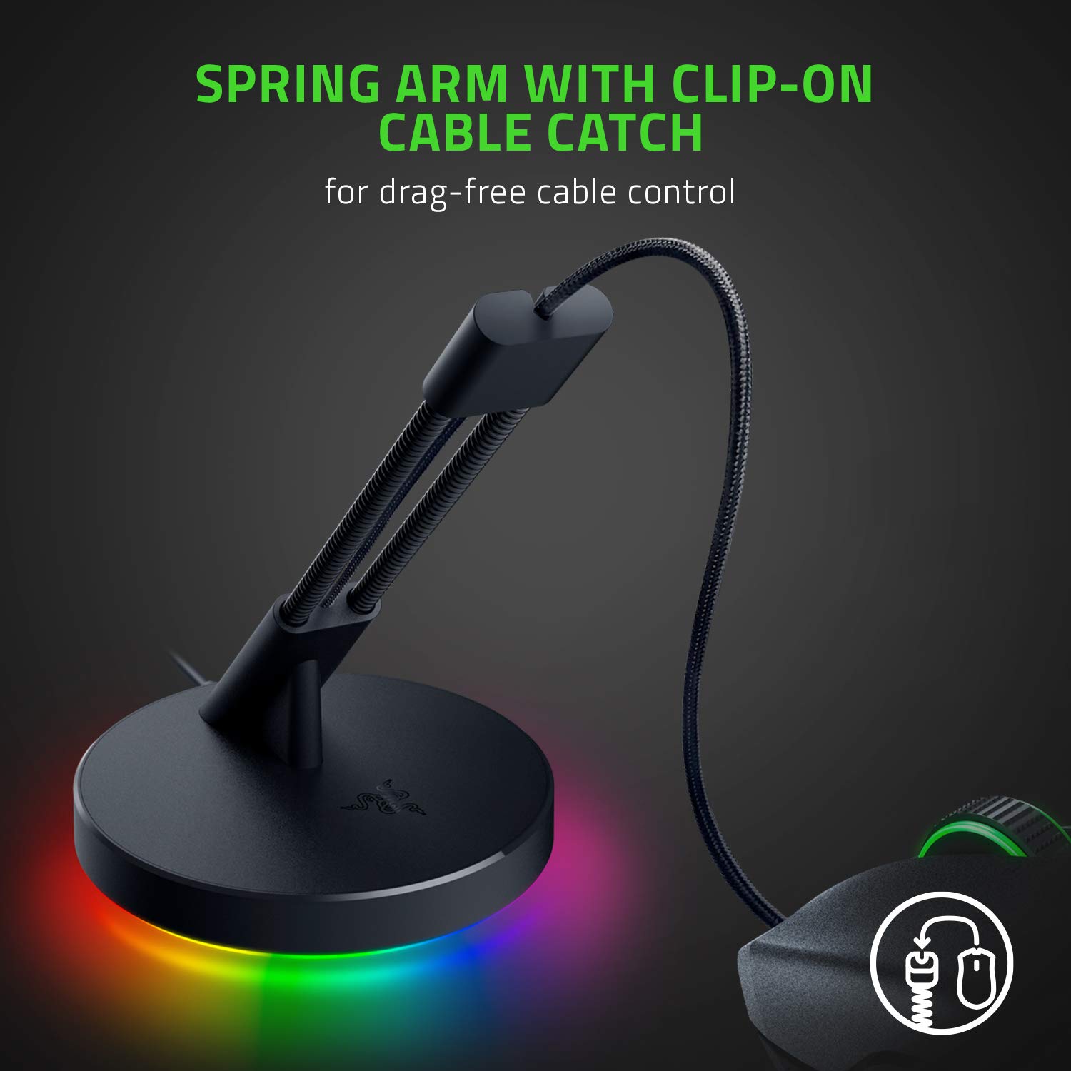 razer-bungee-v3-chroma-gaming-mouse-bungee-drag-free-cord-control-weighted-base- image 2