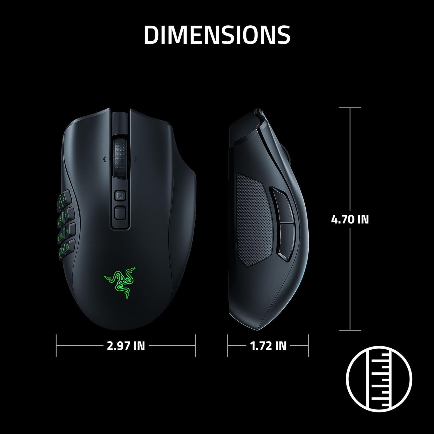 razer-naga-v2-pro-wireless-mmo-gaming-mouse-19-1-programmable-buttons-3-swappabl image 7