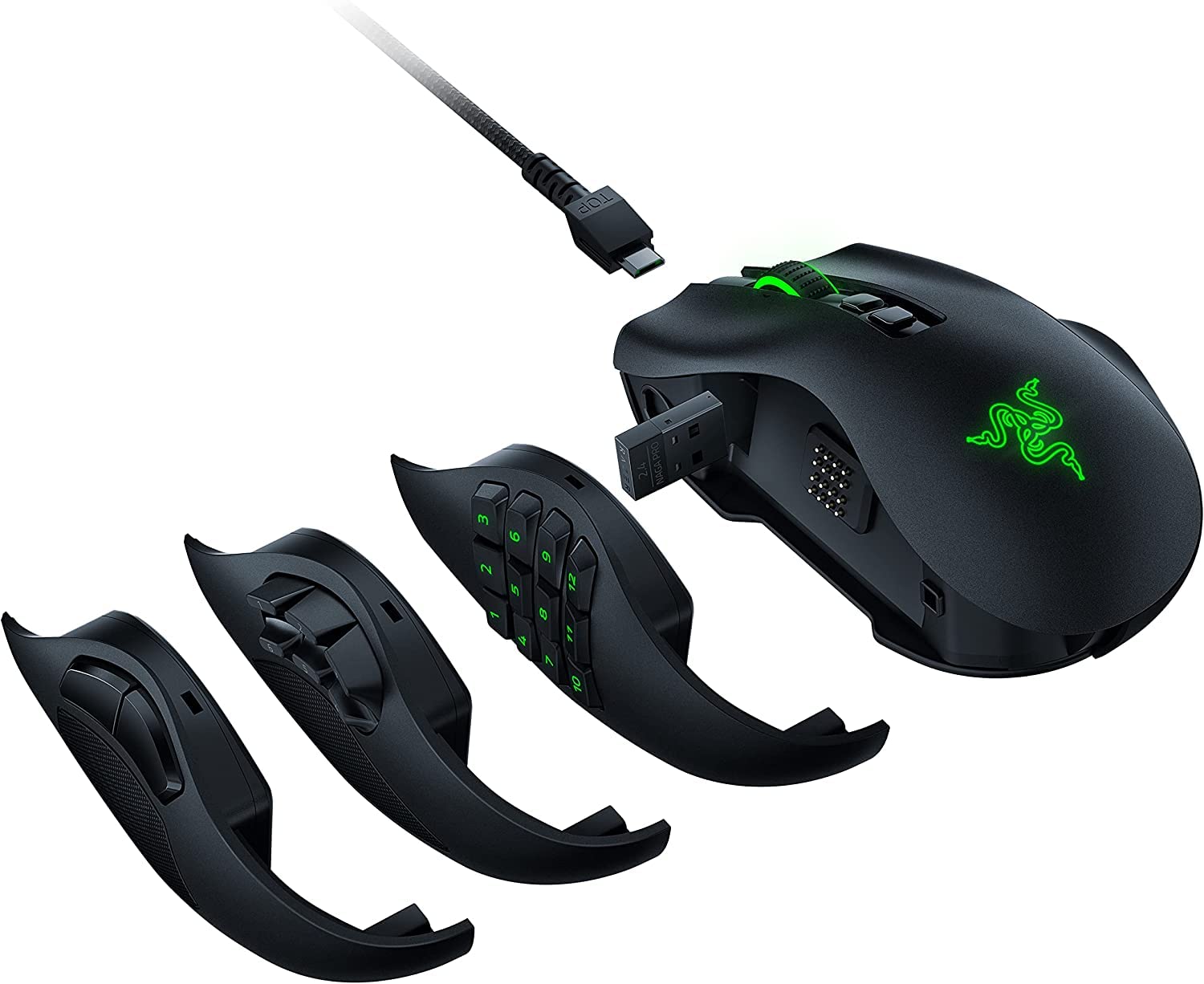razer-naga-pro-wireless-gaming-mouse-modular-2-6-12-button-side-plates-focus-20k image 1
