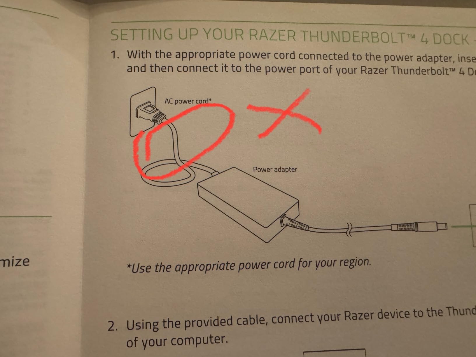 One cable, everything works