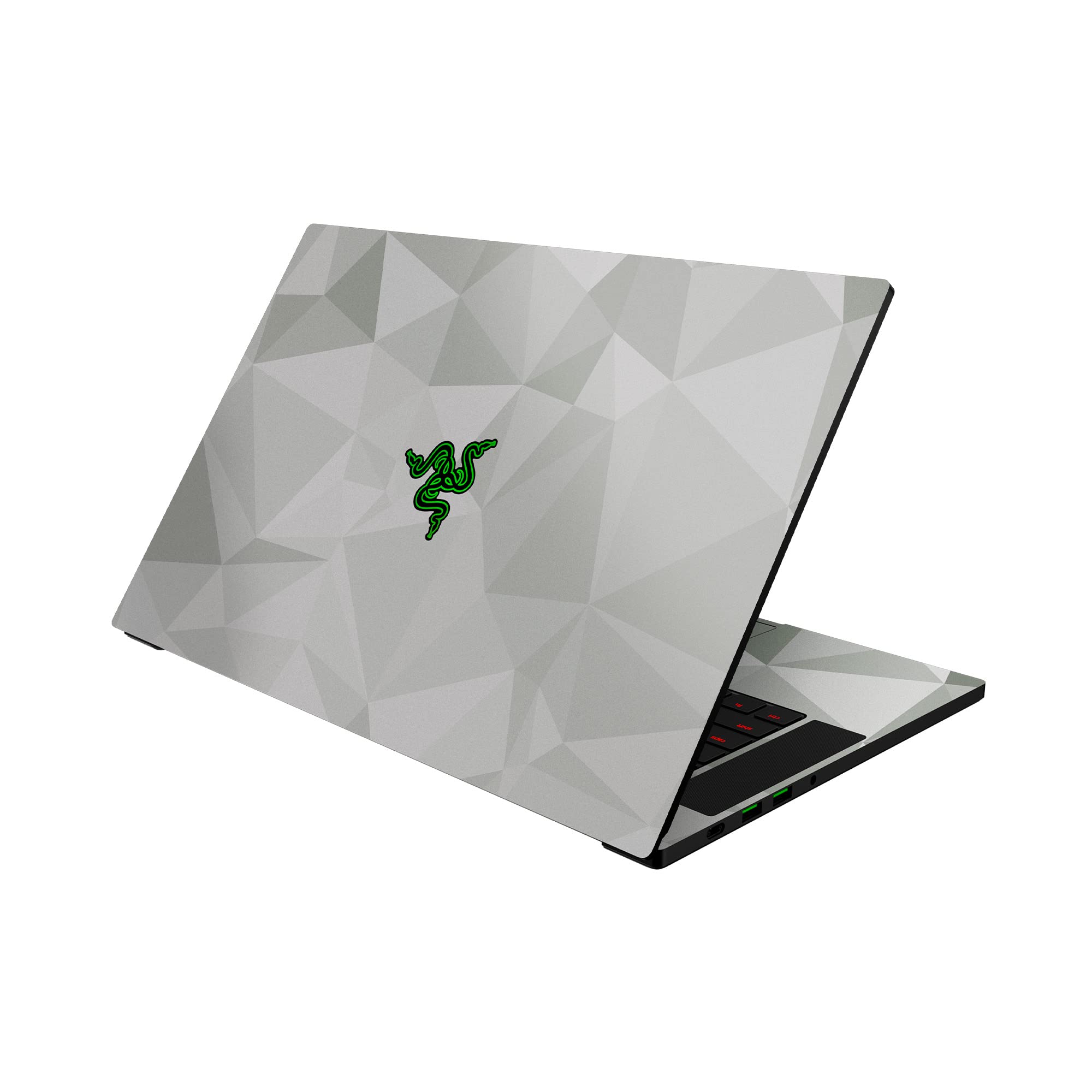 razer-skin-blade-15-full-wrap-vinyl-laptop-skin-geometric-mercury-3m-cast-vinyl image 1
