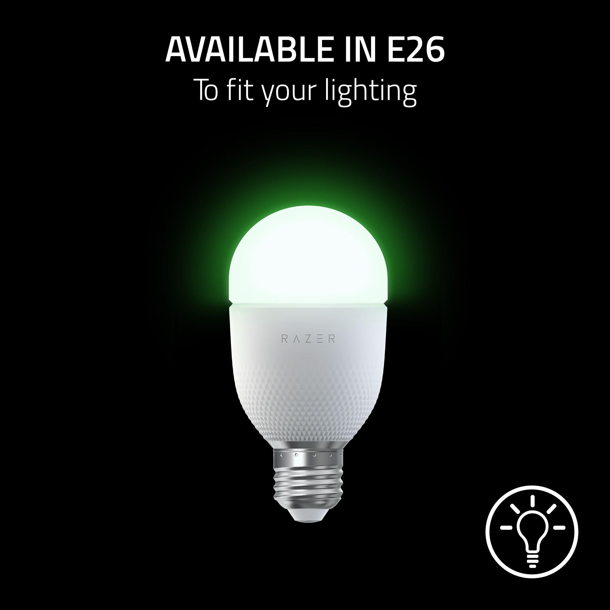 razer-aether-light-bulb-chroma-rgb-smart-led-bulb-e26-9w-800-lumens-matter-bluet image 2