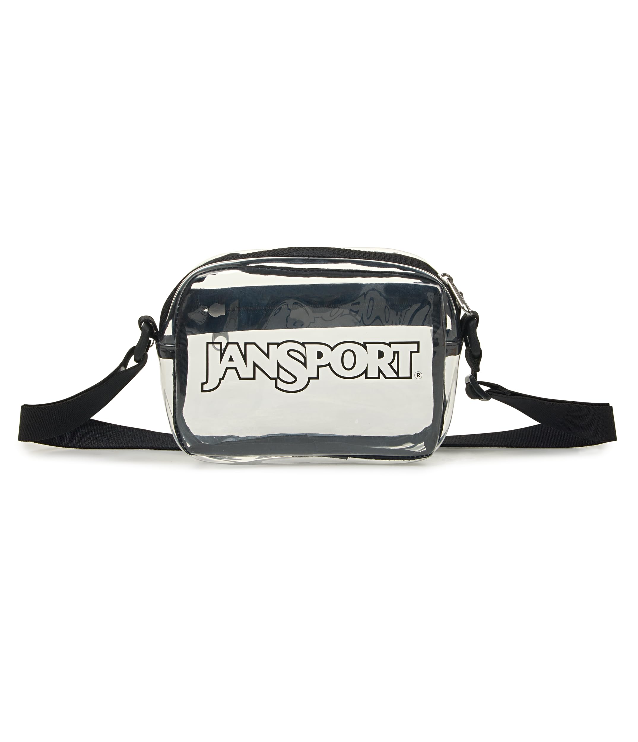 jansport-clear-crossbody-bag-transparent-clear-crossbody-for-events-stadiums-eve image 1