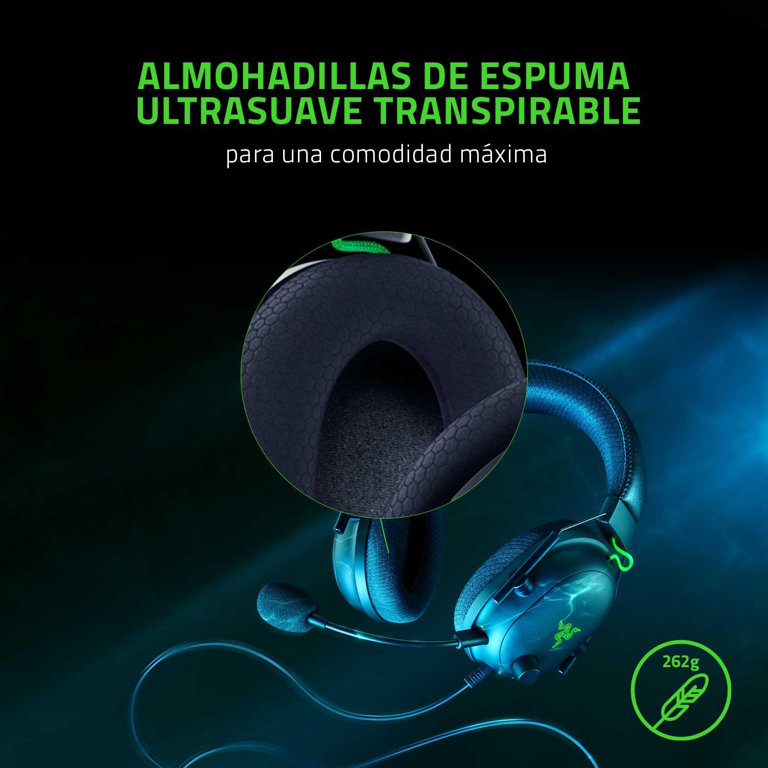 razer-blackshark-v2-wired-gaming-headset-thx-7-1-spatial-surround-sound-50mm-tri image 5