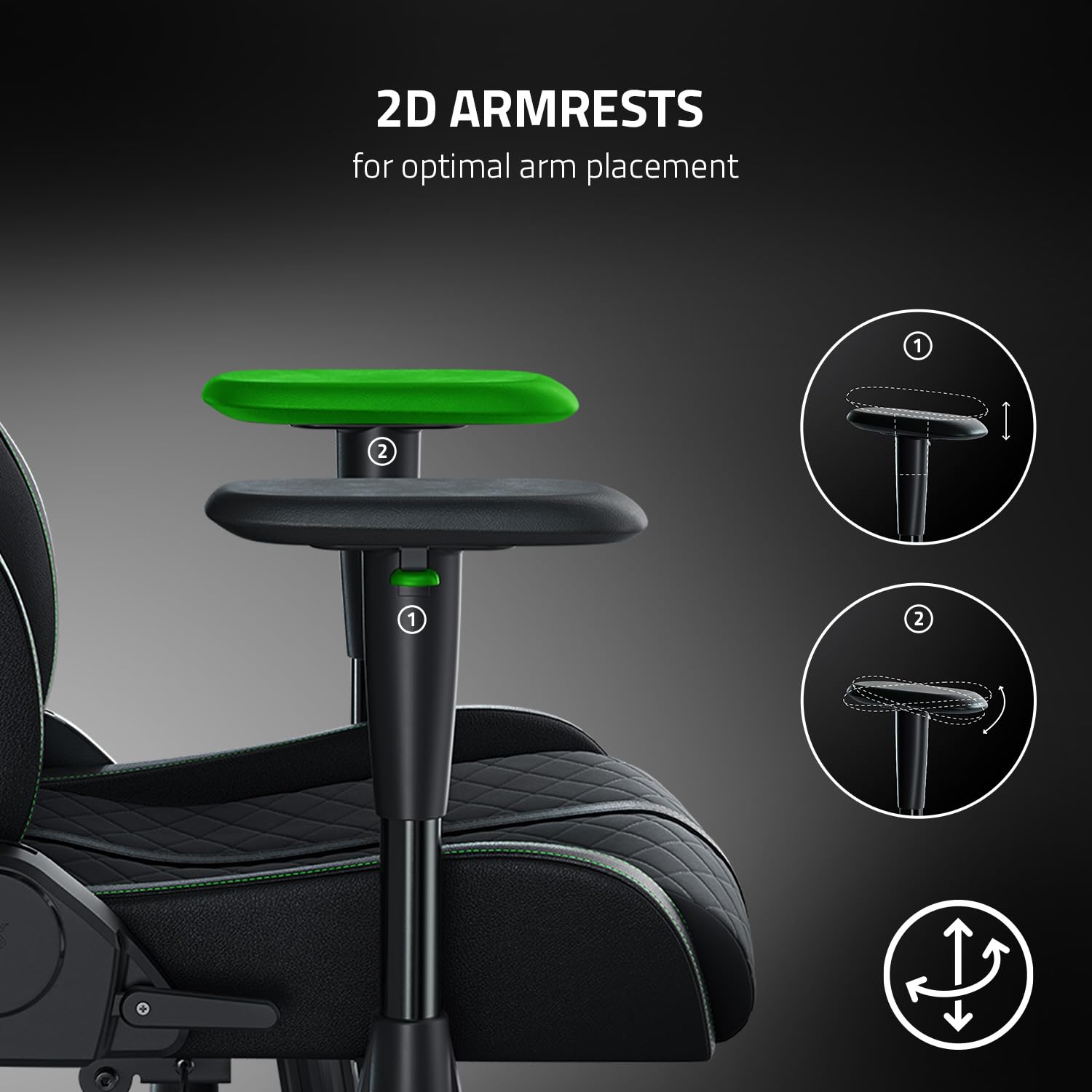 razer-enki-x-essential-gaming-chair-built-in-lumbar-arch-152-degree-recline-eco- image 8