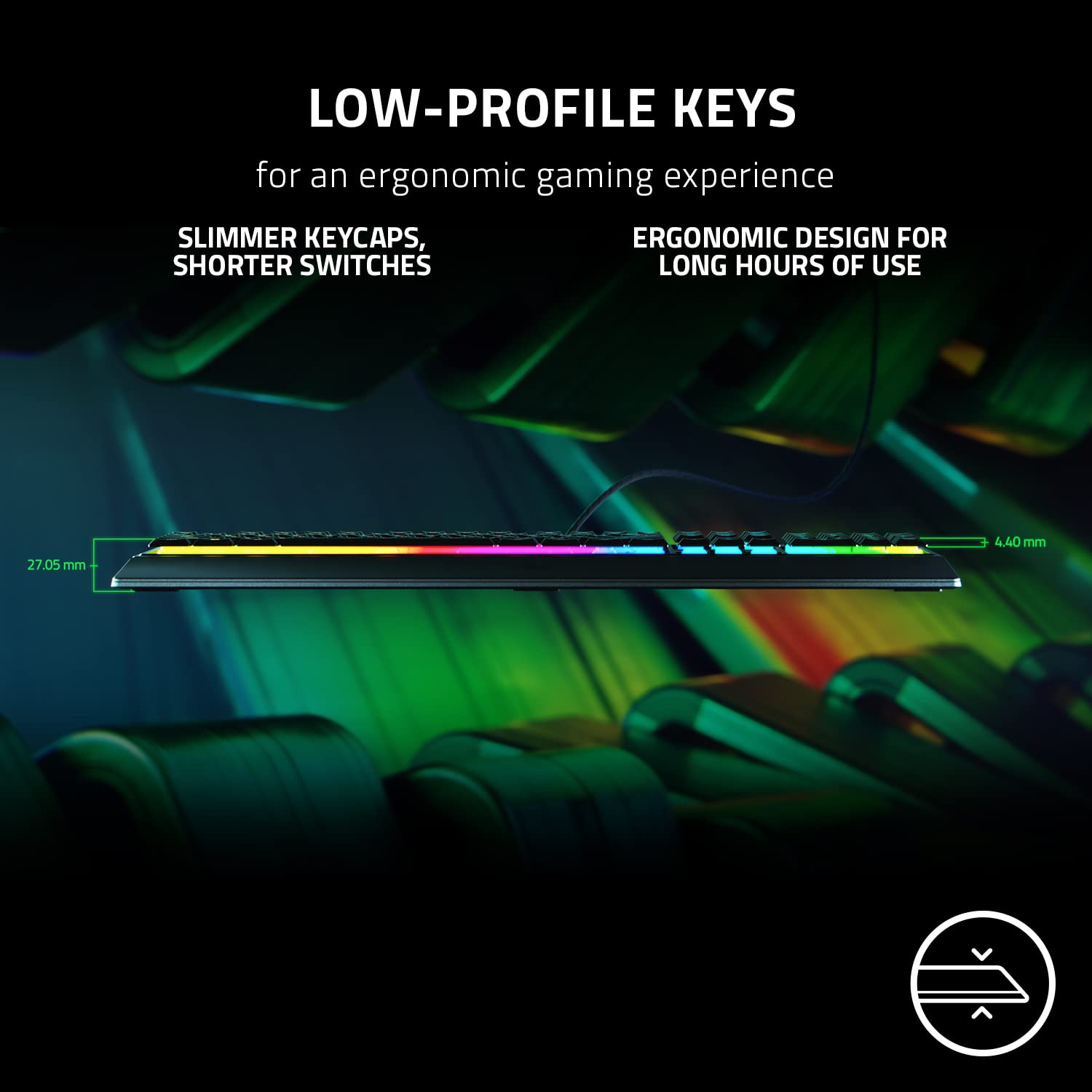 razer-ornata-v3-gaming-keyboard-low-profile-mecha-membrane-switches-10-zone-chro image 2