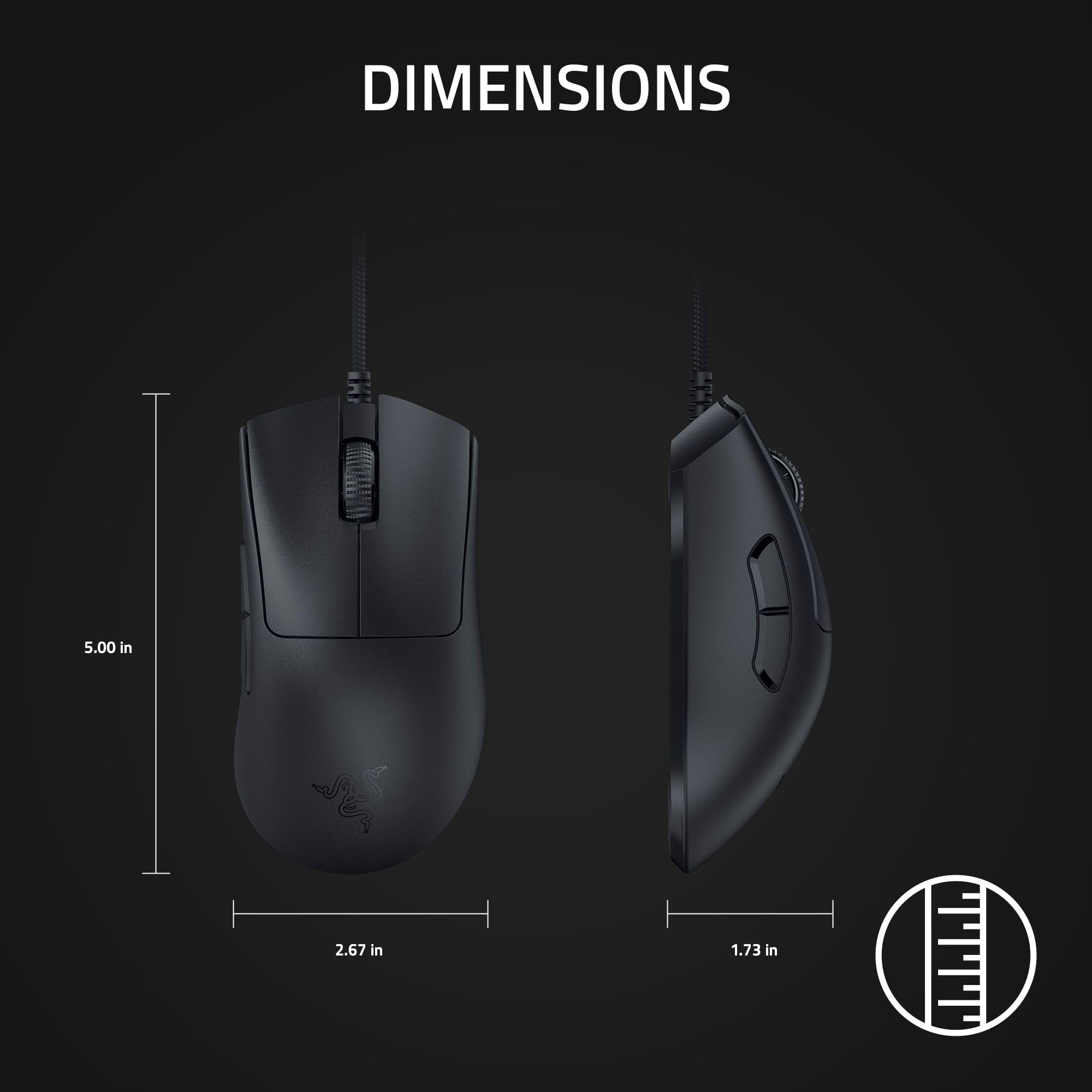 razer-deathadder-v3-wired-gaming-mouse-59g-ultra-lightweight-focus-pro-30k-senso image 7