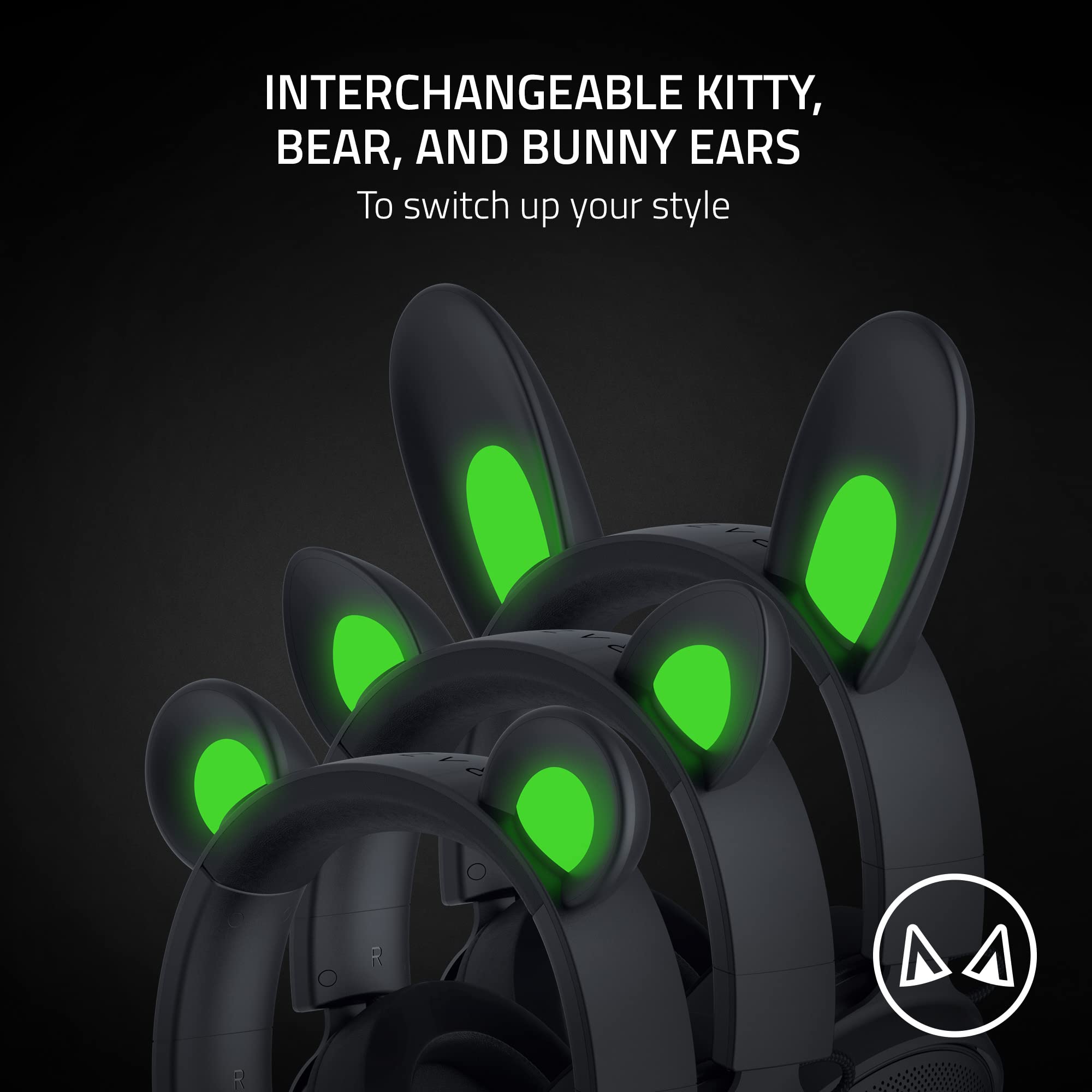 razer-kraken-kitty-v2-pro-wired-rgb-gaming-headset-interchangeable-kitty-bear-bu image 2