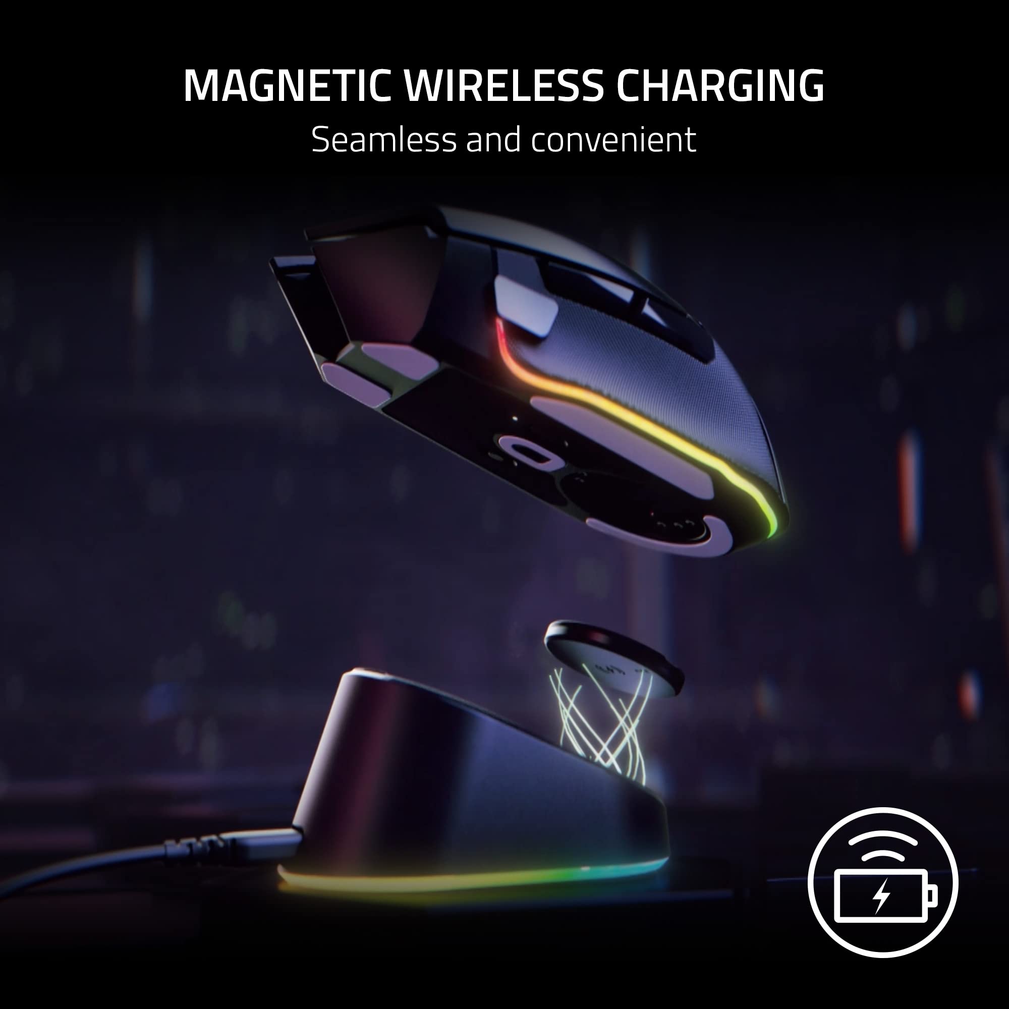 razer-mouse-dock-pro-with-wireless-charging-puck-hyperpolling-8khz-transceiver-m-2 image 2