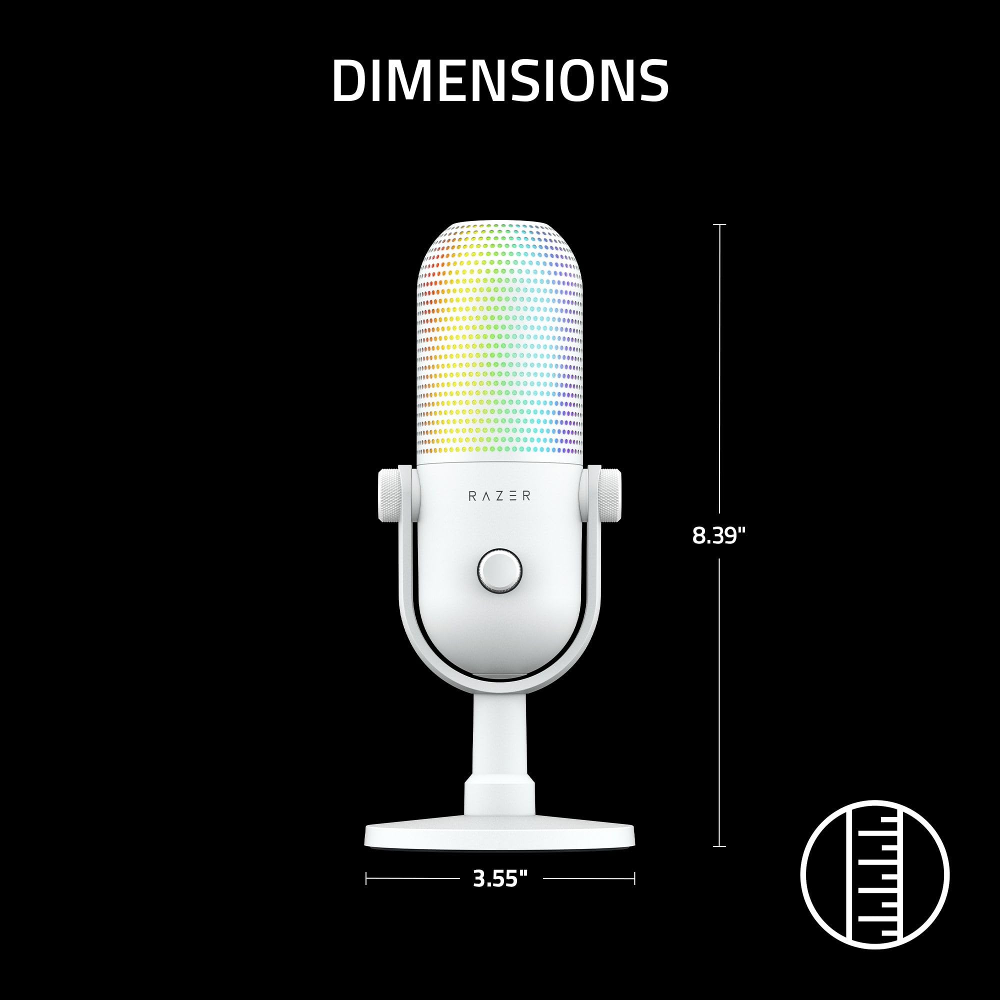 razer-seiren-v3-chroma-32-bit-dsp-usb-c-condenser-microphone-for-pc-white-ai-aud image 8