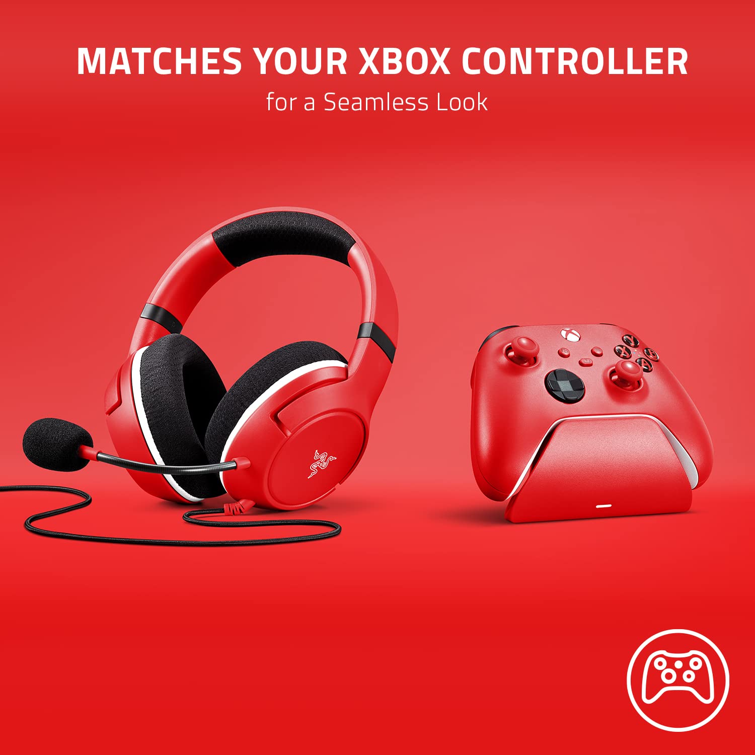 razer-quick-charging-stand-kaira-x-wired-headset-bundle-for-xbox-pulse-red-xbox- image 2