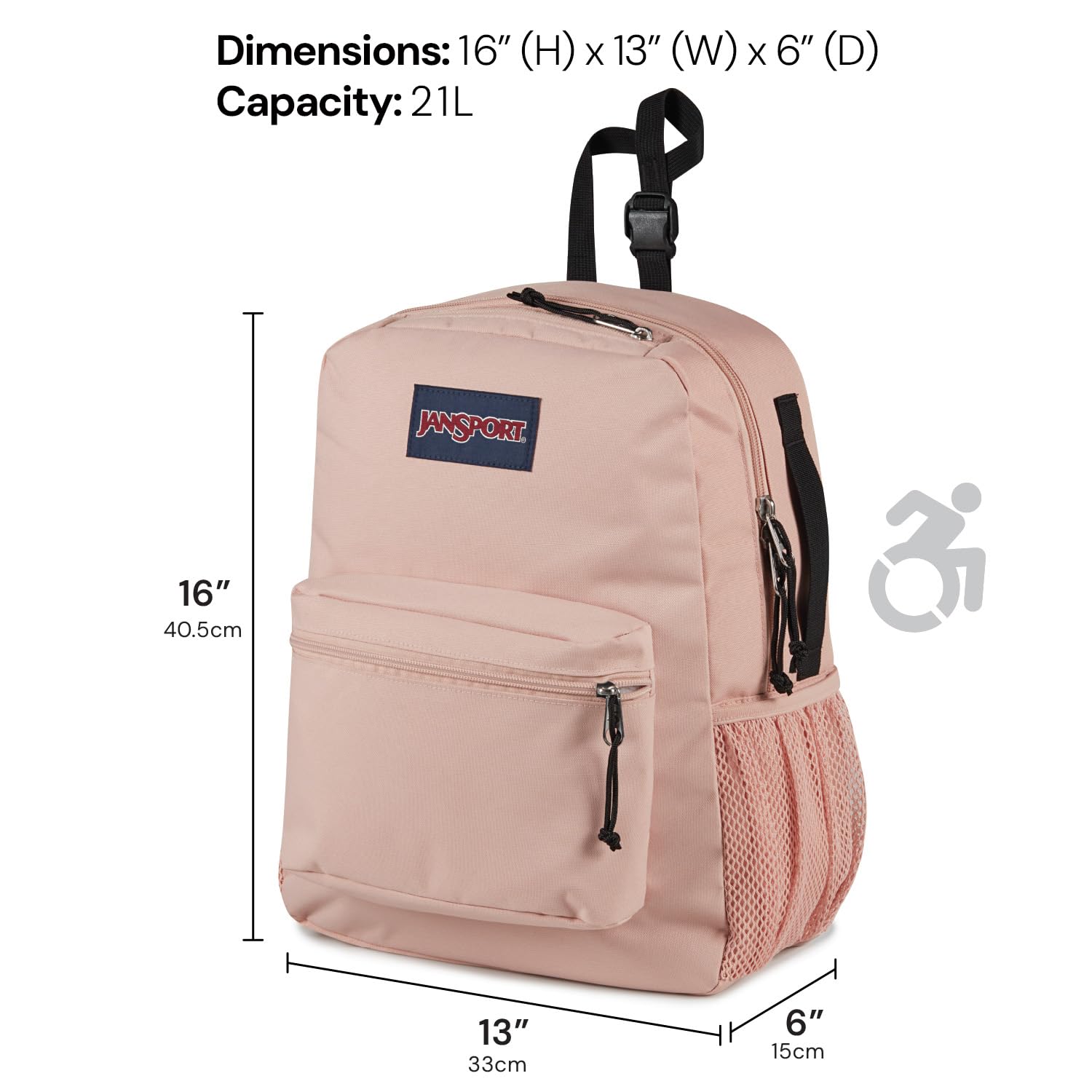 jansport-central-adaptive-backpack-red-multi-hippie-days-wheelchair-walker-compa image 7
