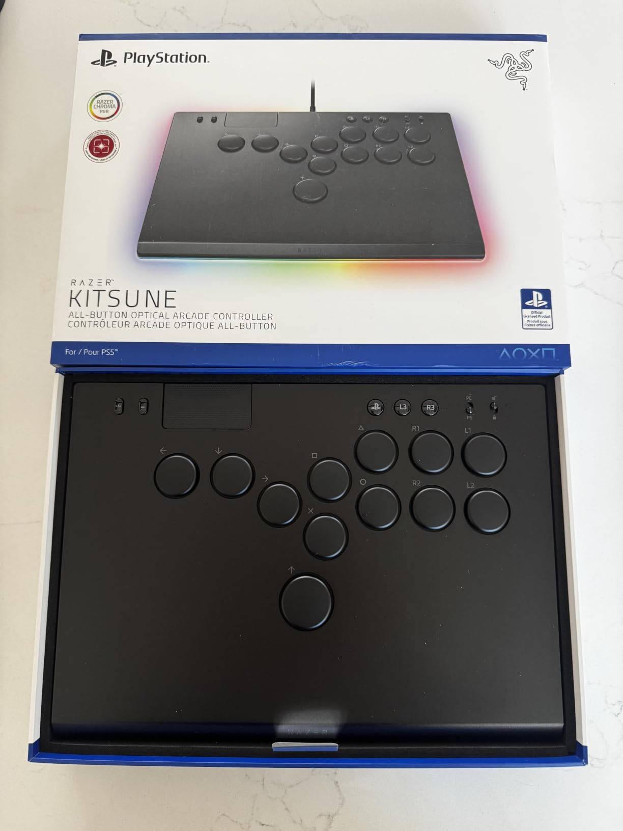 One dead button out of the box