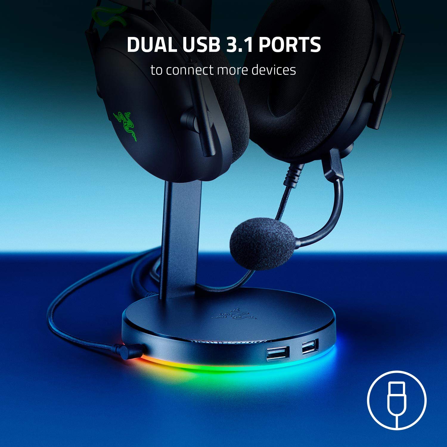 razer-kraken-x-usb-ultralight-gaming-headset-7-1-surround-275g-classic-black-bas image 7